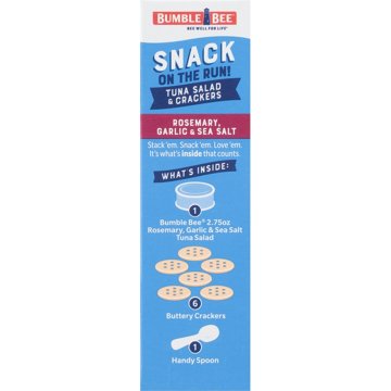 Bumble Bee Snack on the Run Rosemary Garlic & Sea Salt Tuna Salad