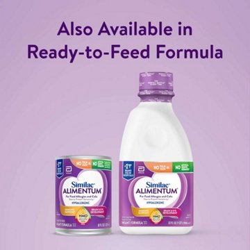Similac Alimentum with 2'FL HMO Hypoallergenic Infant Formula, Suitable for Lactose Sensitivity Baby Formula Powder, 19.8 oz