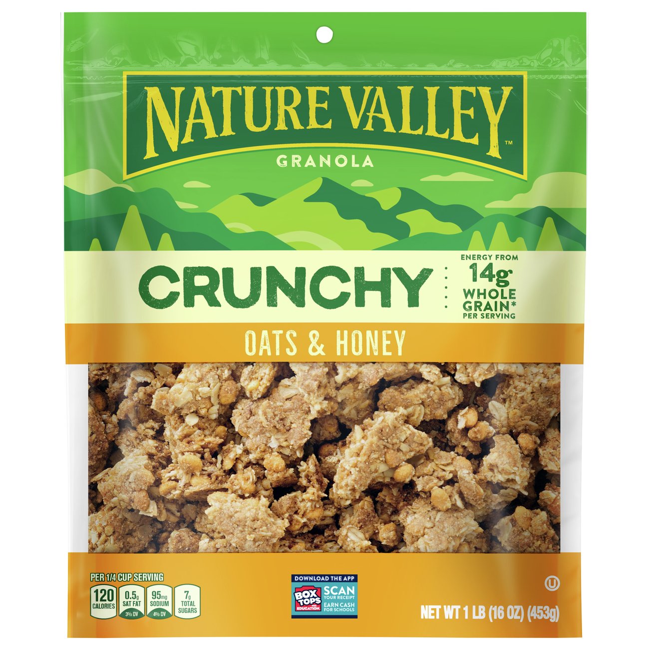 Nature Valley Oats N Honey Granola Crunch Shop Cereal At H E B