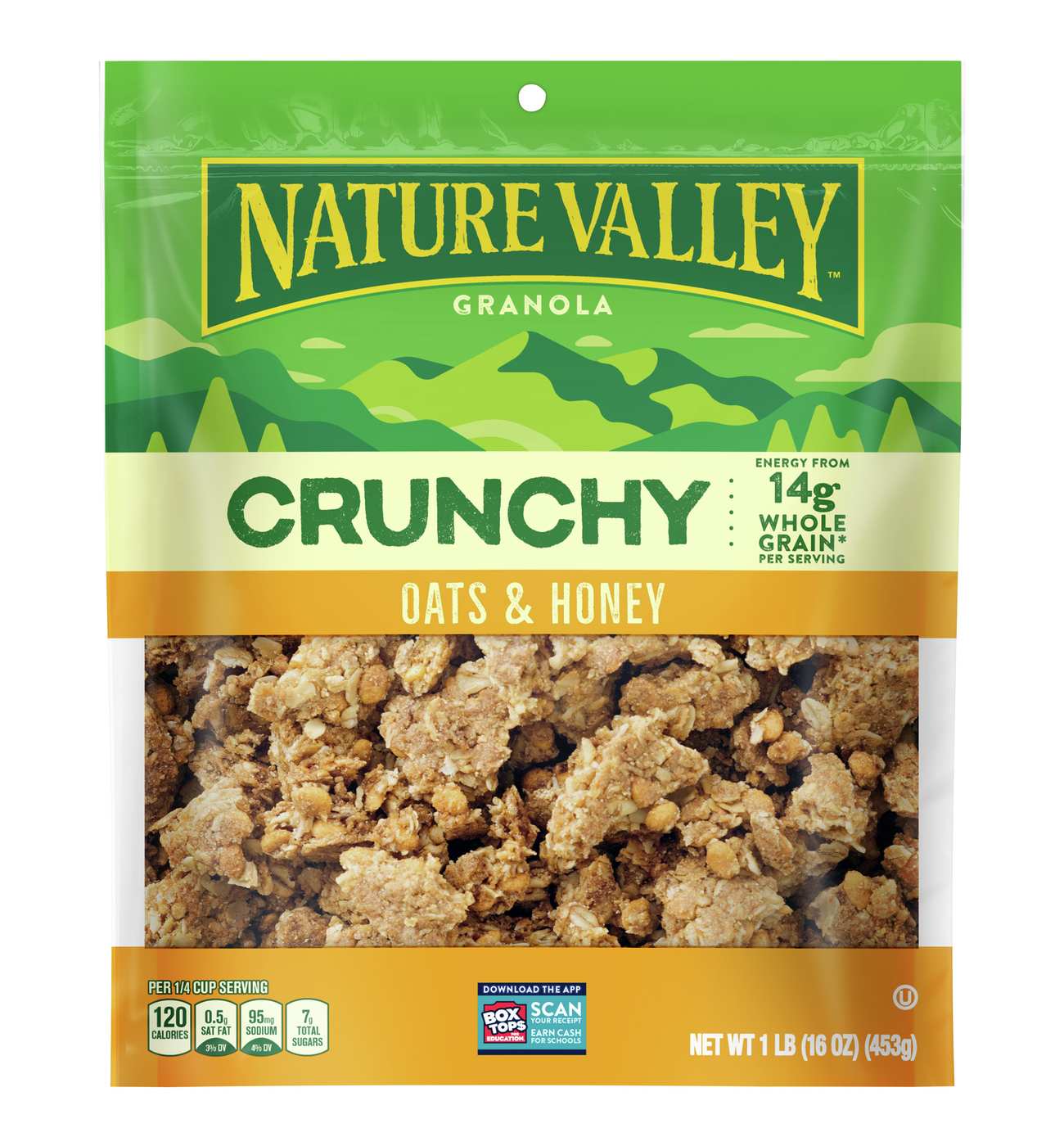 Nature Valley Crunchy Granola - Oats 'N Honey; image 1 of 2