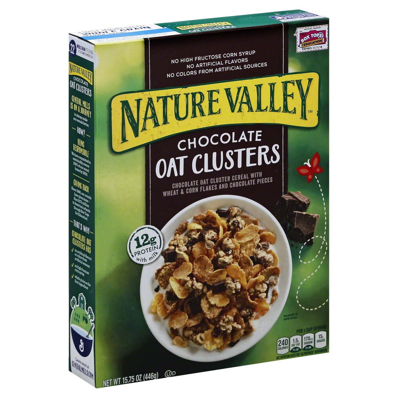 Nature Valley Chocolate Oat Clusters Shop Cereal at HEB