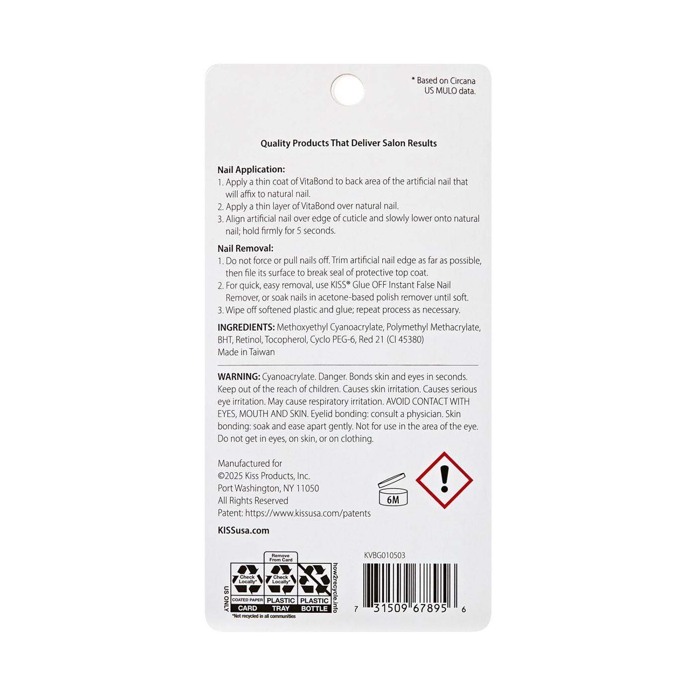 KISS Vita Bond Nail Glue; image 2 of 7