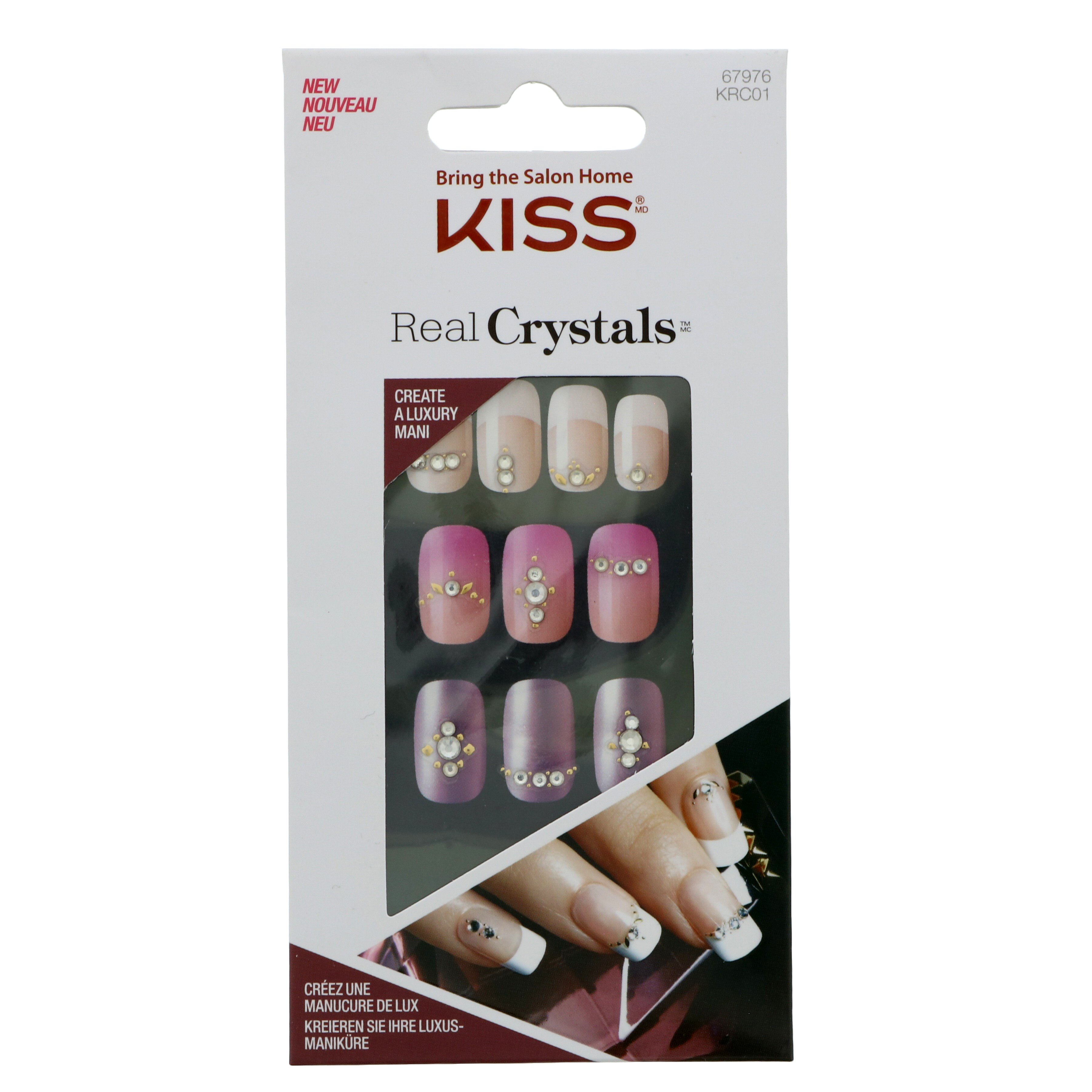 Kiss Real Crystals Ambition Alert - Shop Nail Sets at H-E-B