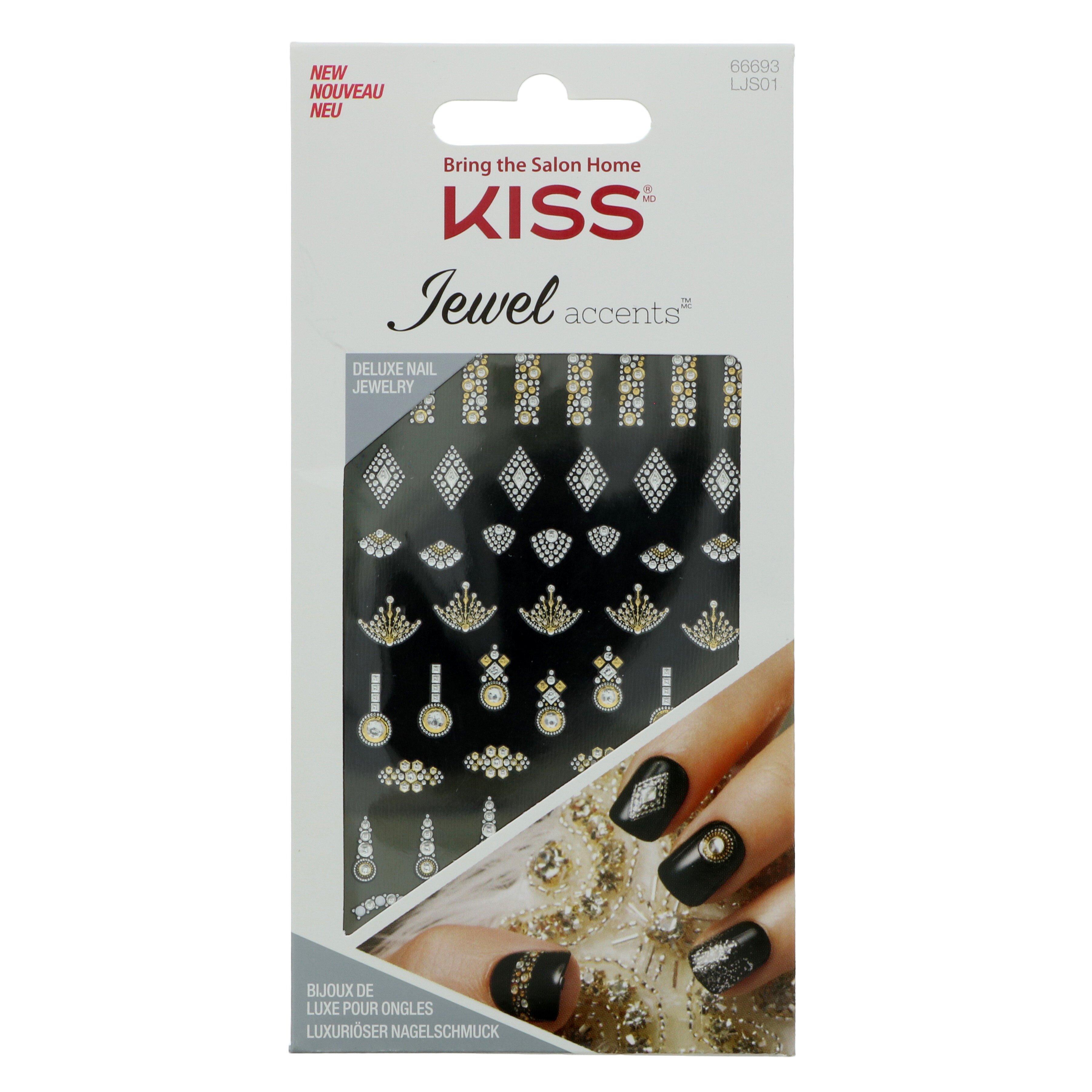 Kiss Jewel Accents Treasure Trove Shop Nail Sets at HEB