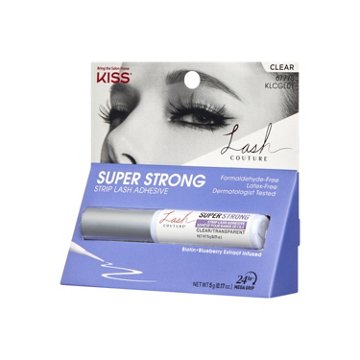 KISS Lash Couture Super Strong Strip Lash Adhesive - Clear, 0.17 oz