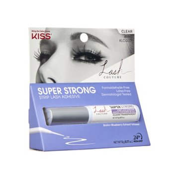 KISS Lash Couture Super Strong Strip Lash Adhesive - Clear, 0.17 oz