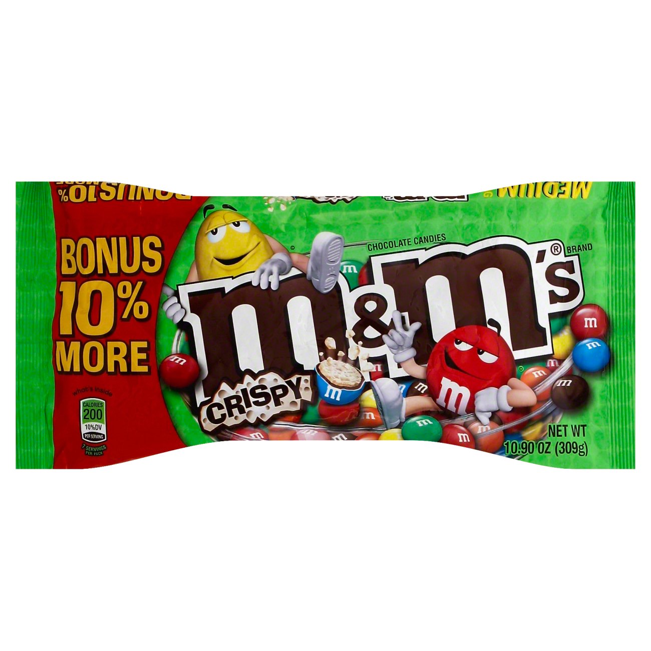 M&M's Crispy Chocolate Candies, Bonus Bag - Shop Candy at H-E-B