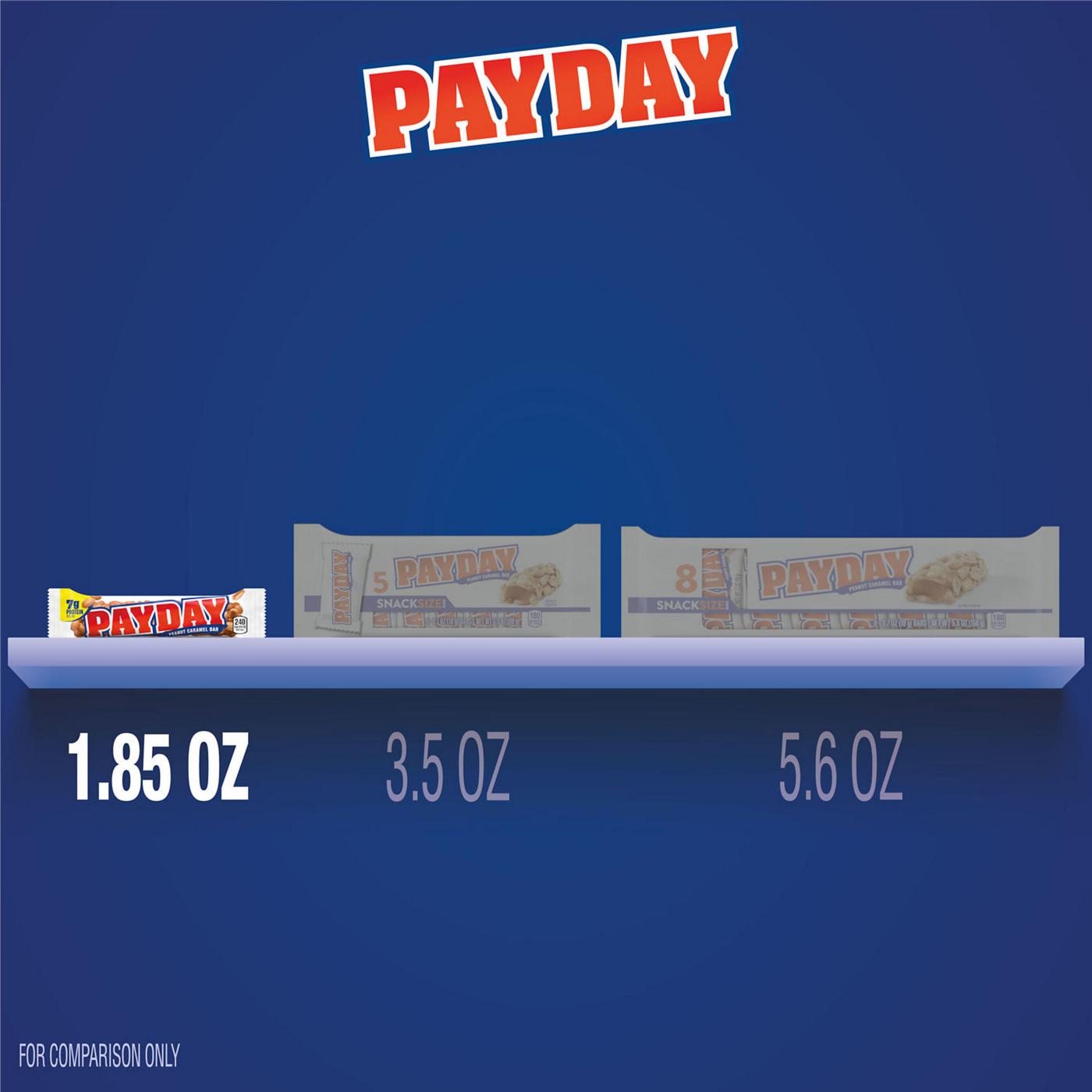 Payday Peanut Caramel Full Size Candy Bars; image 4 of 9