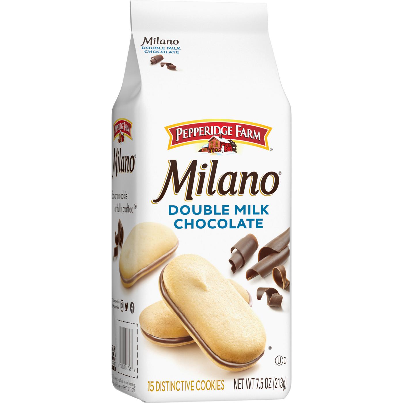 Pepperidge Farm Milano Double Milk Chocolate Cookies; image 4 of 9