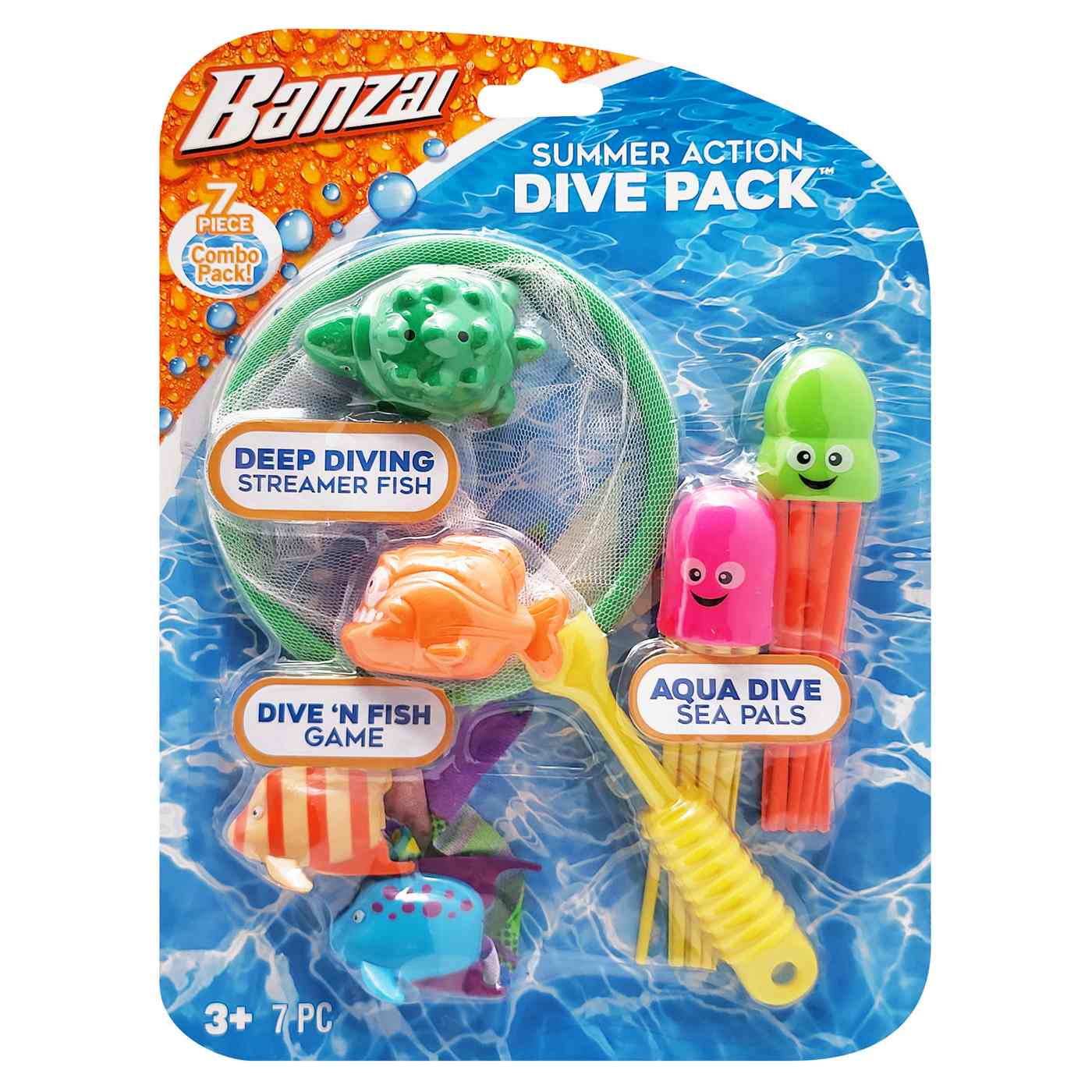 Dita 水草と金魚あそび4点セット Banzai Summer Action Dive Pack - Shop Toys at H-E-B