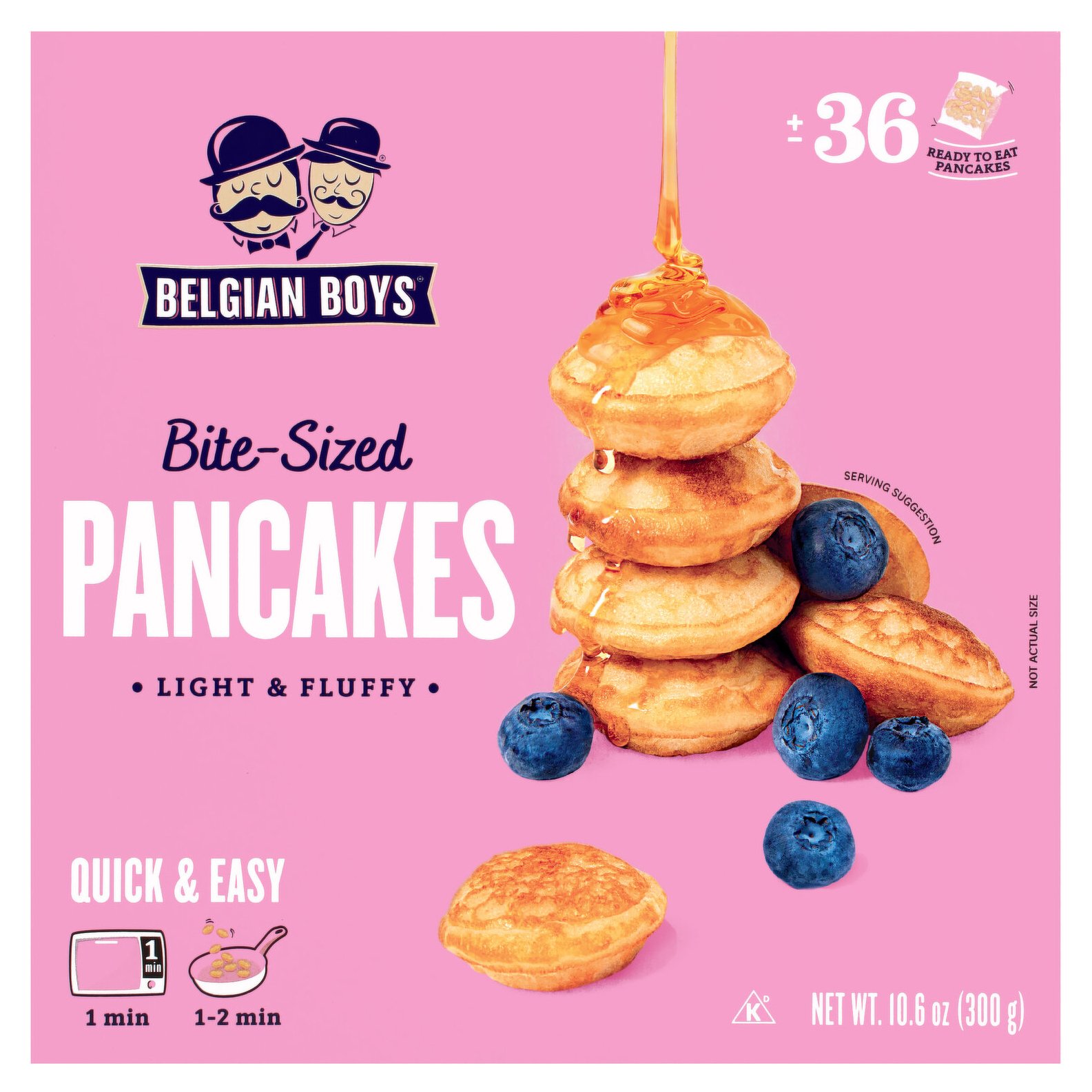 Belgian Boys BiteSized Pancakes Shop Desserts & pastries at HEB