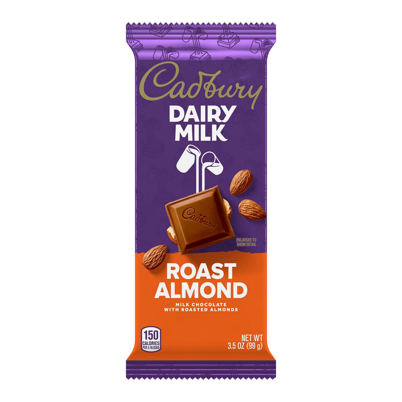Cadbury Dairy Milk Roast Almond Milk Chocolate Candy Bar; image 1 of 5