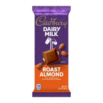 Cadbury Dairy Milk Roast Almond Milk Chocolate Candy Bar