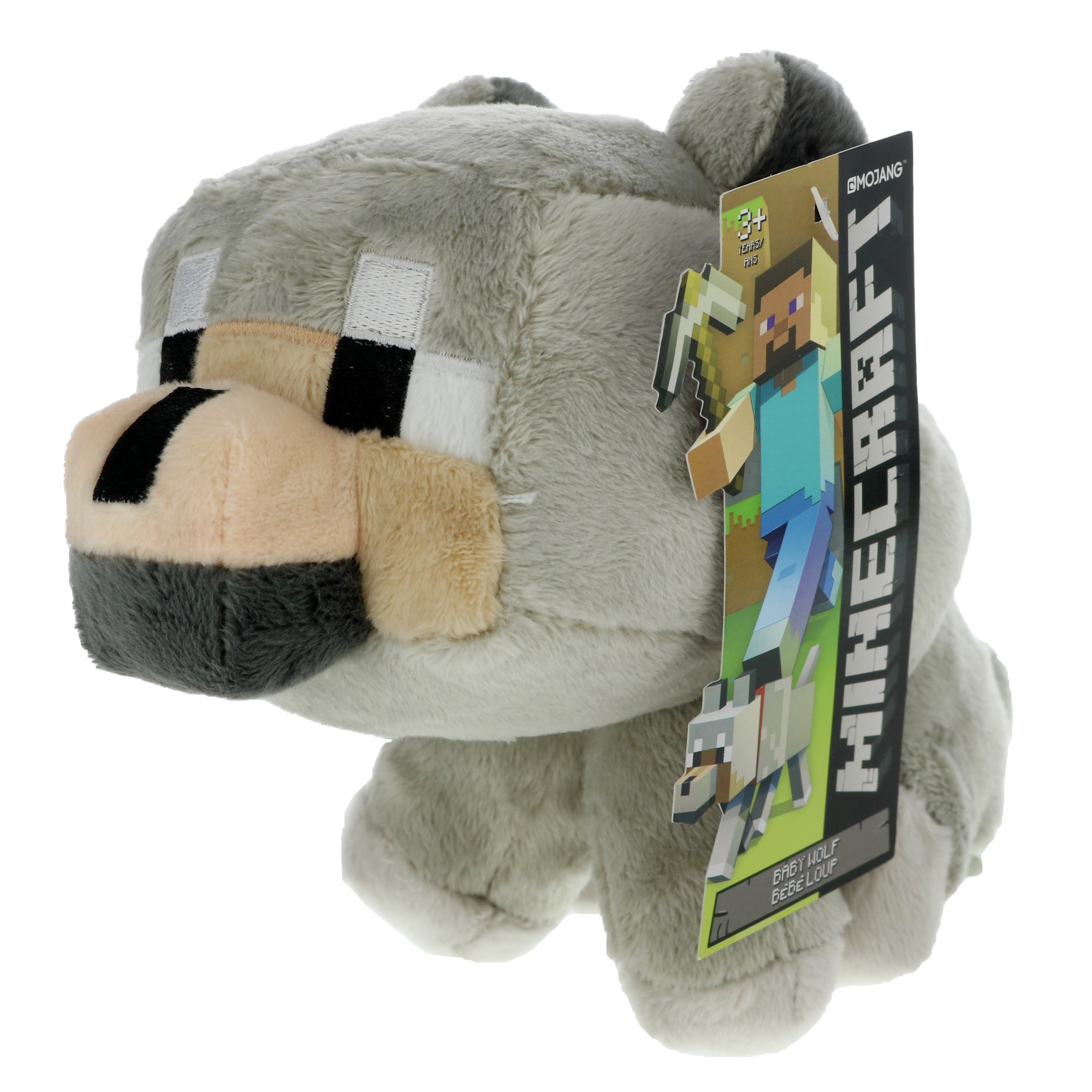 Minecraft wolf teddy on sale