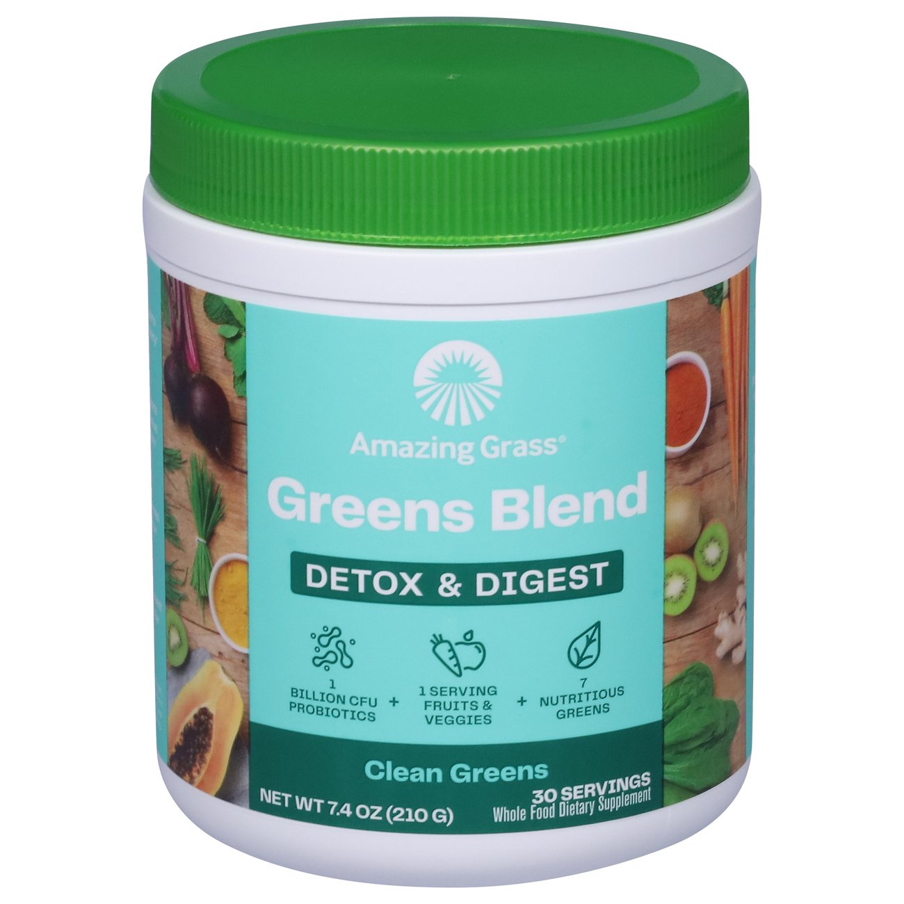 Amazing Grass Greens Blend Detox & Digest Powder, 7.40 oz