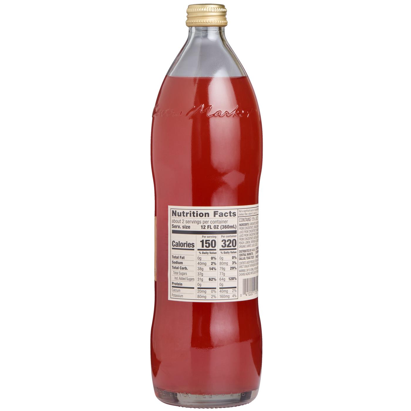 Central Market Peach Bellini Organic Italian Soda; image 2 of 3