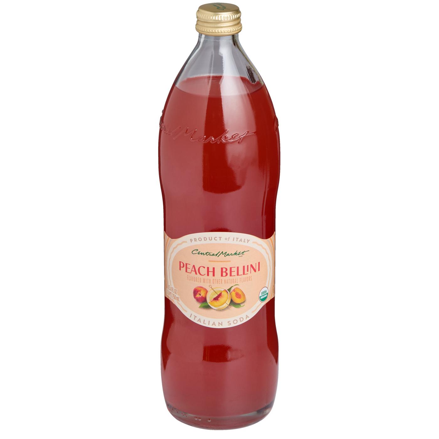 Central Market Peach Bellini Organic Italian Soda; image 3 of 3