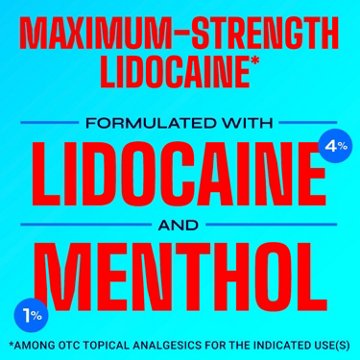 Icy Hot Lidocaine Plus Menthol Patch, 5 ct