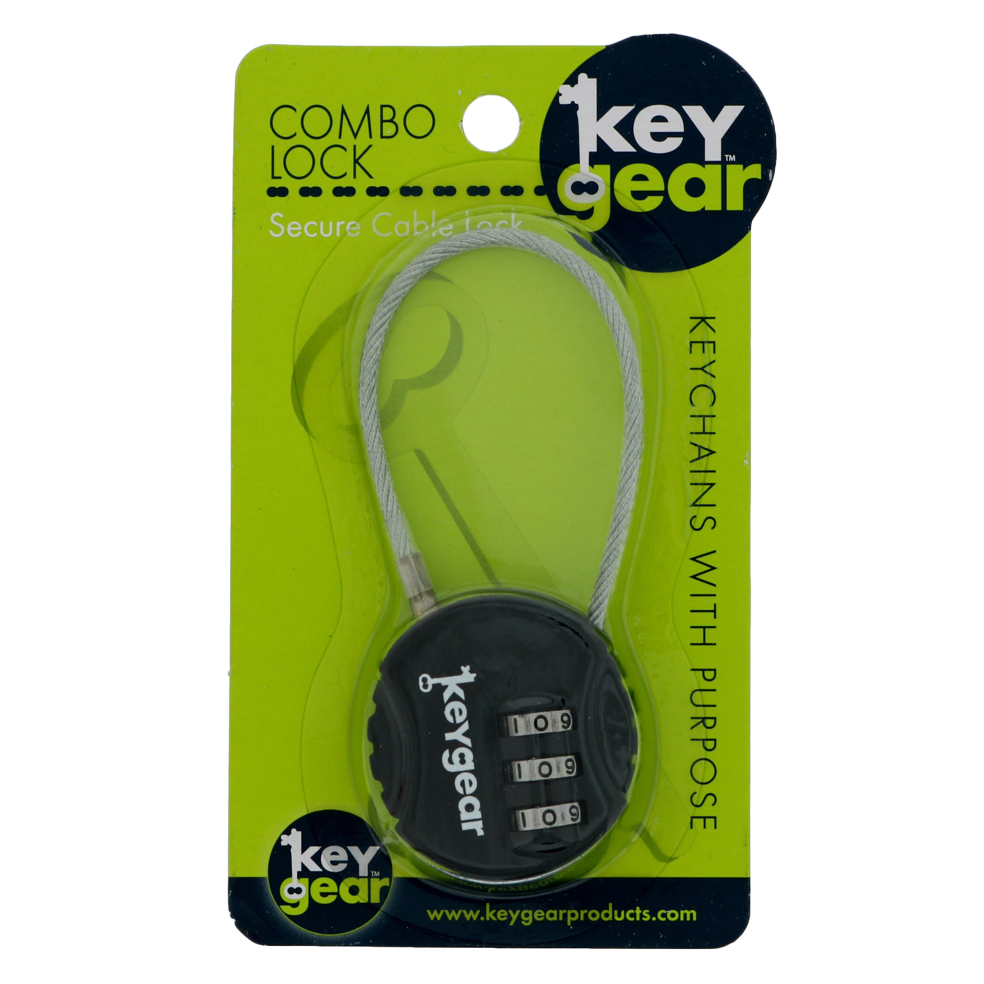KeyGear Combo Lock, Black Shop Locks & Keys at HEB