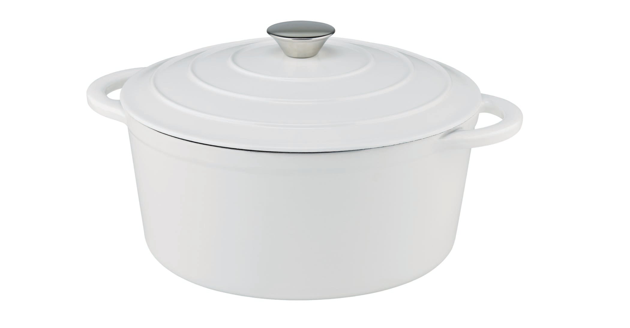 Cocinaware White Enamel Cast Iron Dutch Oven, Limited Edition - Shop ...