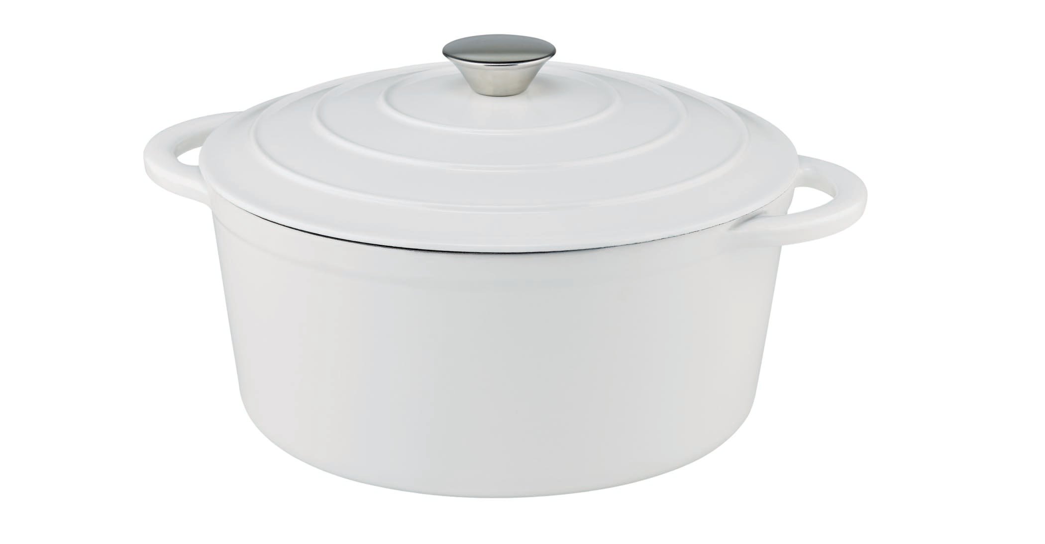 Cocinaware White Enamel Cast Iron Dutch Oven, Limited Edition Shop