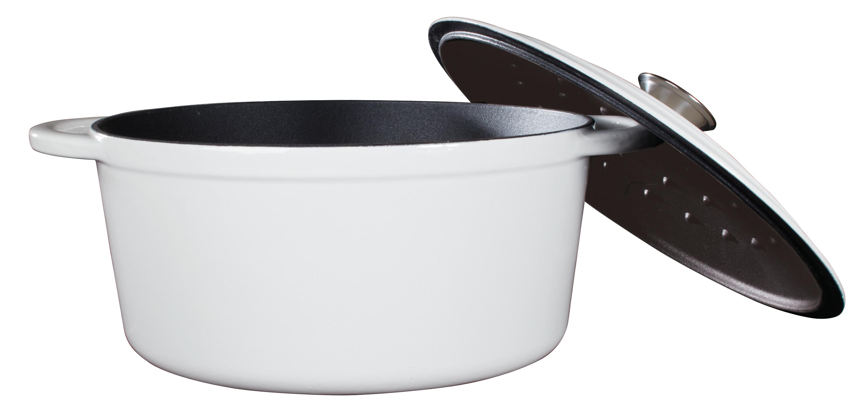 Cocinaware White Enamel Cast Iron Dutch Oven, Limited Edition Shop