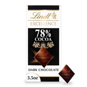 Lindt Excellence 78% Cocoa Dark Chocolate Bar