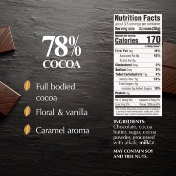 Lindt Excellence 78% Cocoa Dark Chocolate Bar