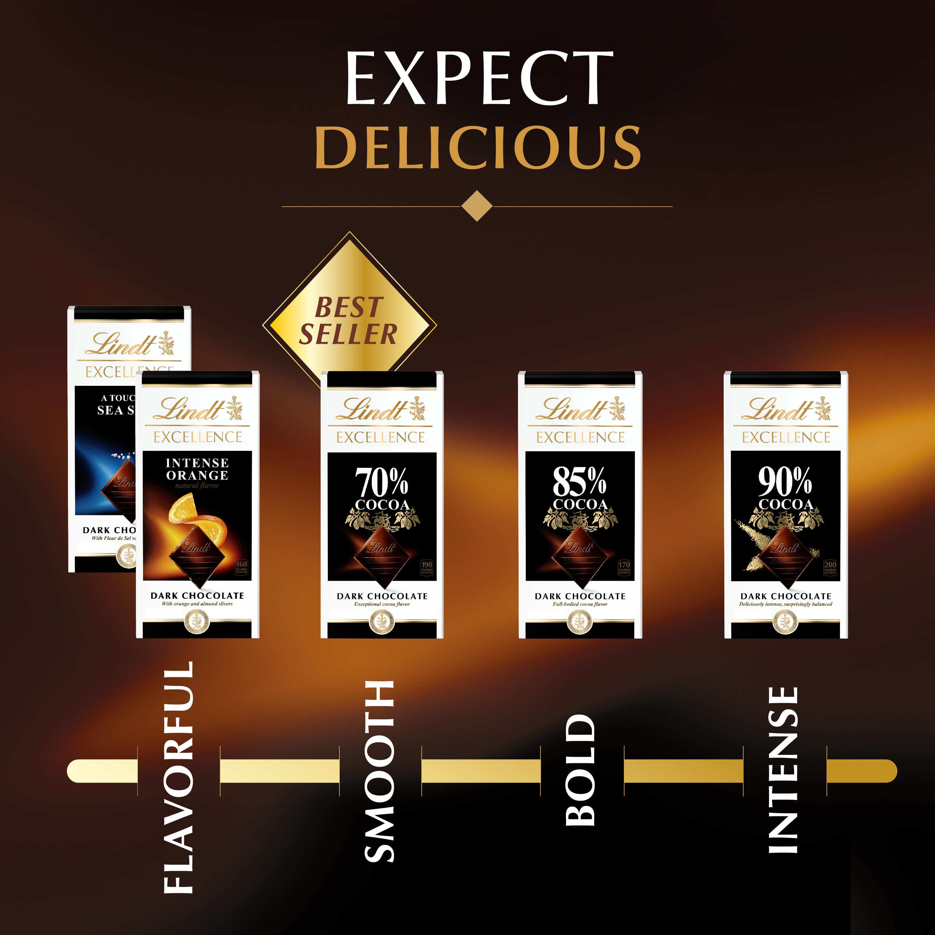 Lindt Excellence 78% Cocoa Dark Chocolate Bar - Shop Candy at H-E-B