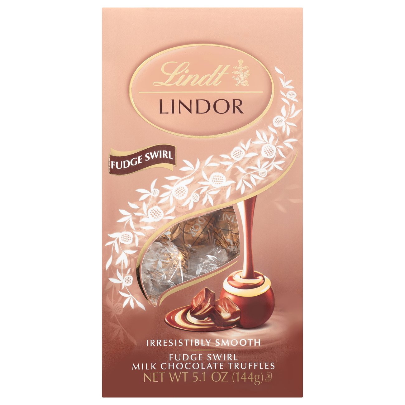 Lindt Lindor Fudge Swirl Milk Chocolate Truffles Shop Candy at HEB