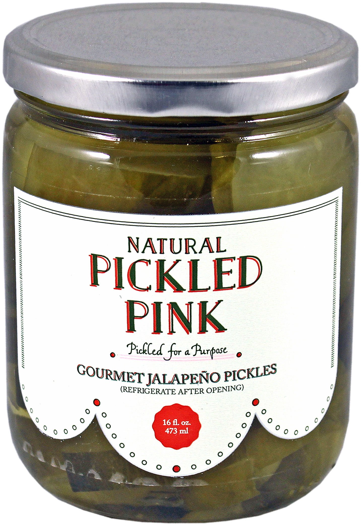 Pickled Pink Gourmet Jalapeno Pickles Shop Canned & Dried Food at HEB