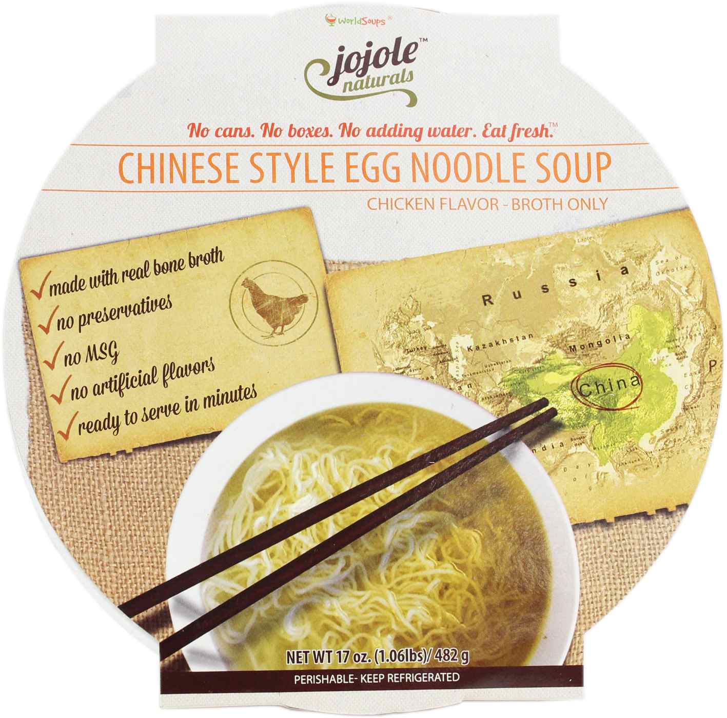 World Soups Jojole Vietnamese Pho Noodle Egg Flavor Shop at HEB