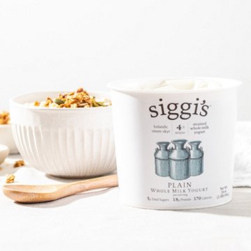 Siggi's 4% Strained Whole Milk Skyr Yogurt - Plain
