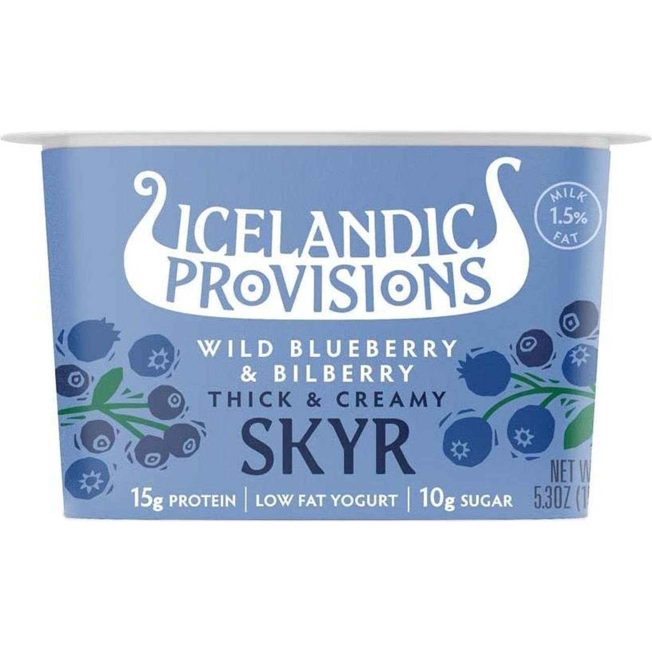 Icelandic Provisions Blueberry with Bilberry Skyr Shop Yogurt at HEB