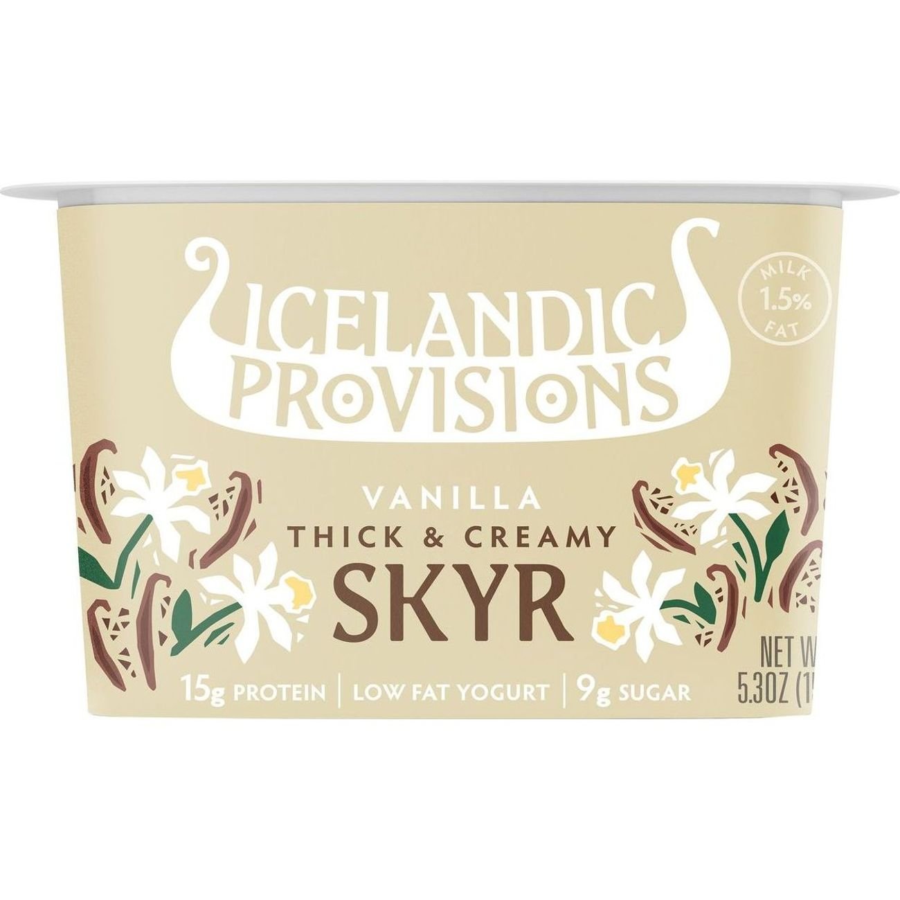 Icelandic Provisions Vanilla Skyr - Shop Yogurt at H-E-B