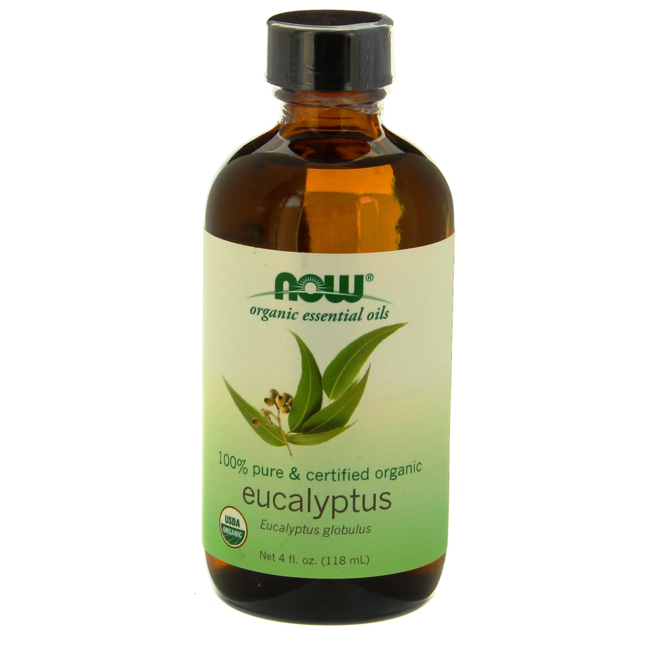 NOW Essential Oils Eucalyptus Oil, 100% Pure - 4 fl oz bottle