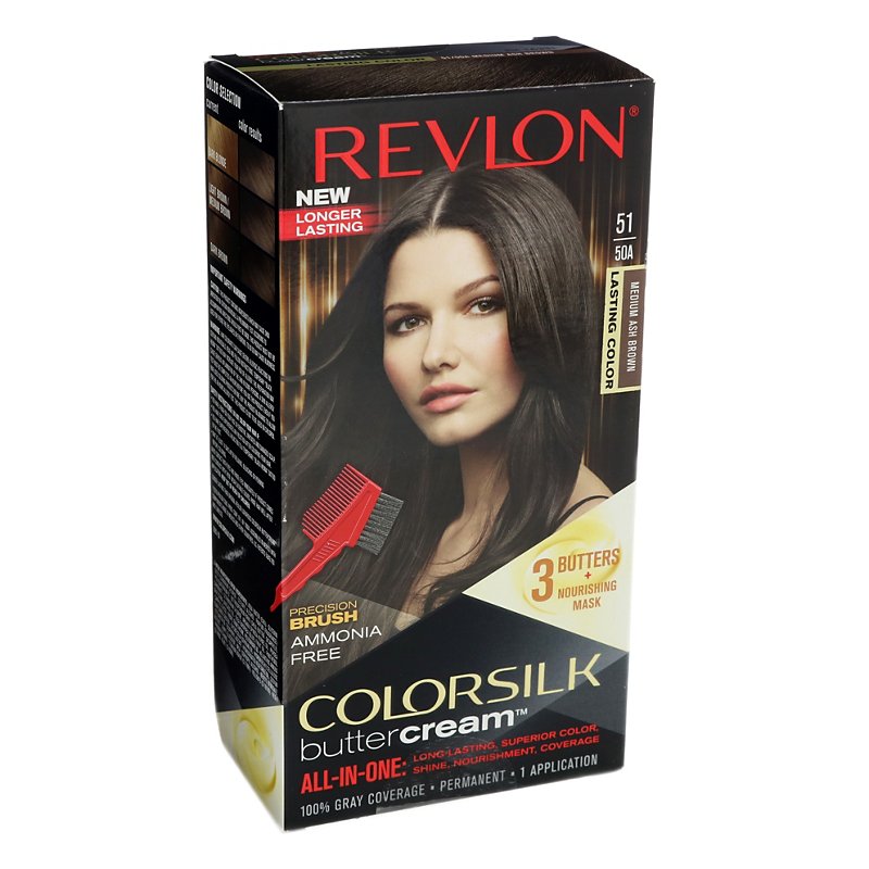 Revlon Colorsilk Buttercream Medium Ash Brown 51 Shop Hair Color At H E B