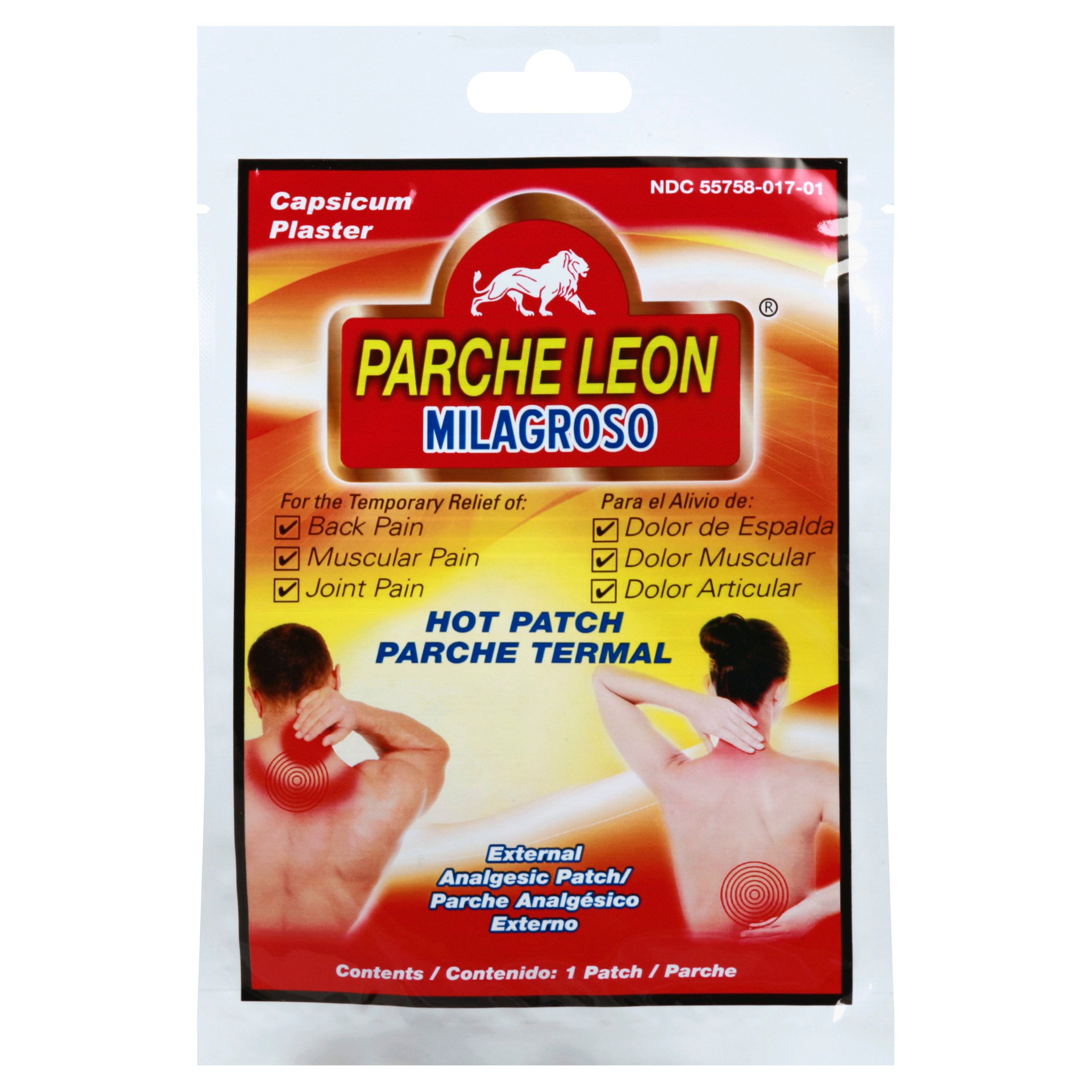 Parche Leon Milagroso Hot Patch, Each | Low Prices & Quality