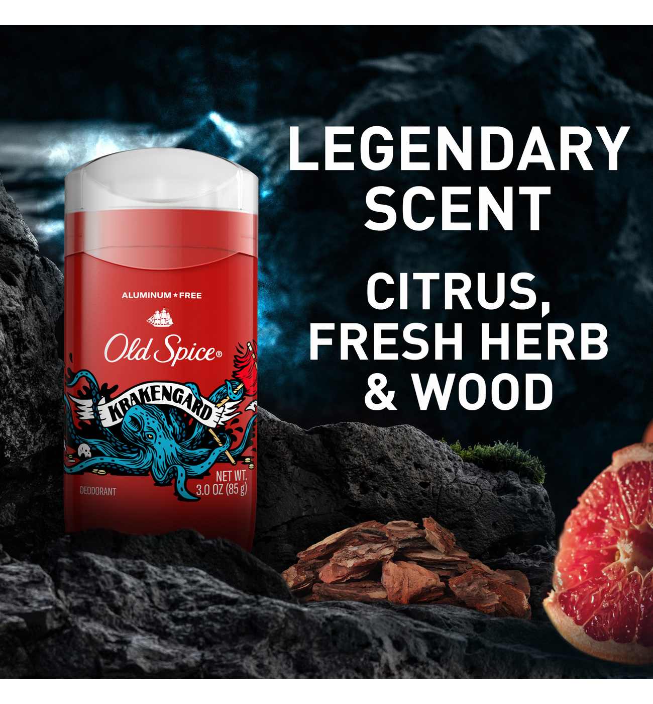 Old Spice Aluminum-Free Deodorant - Krakengard; image 7 of 9