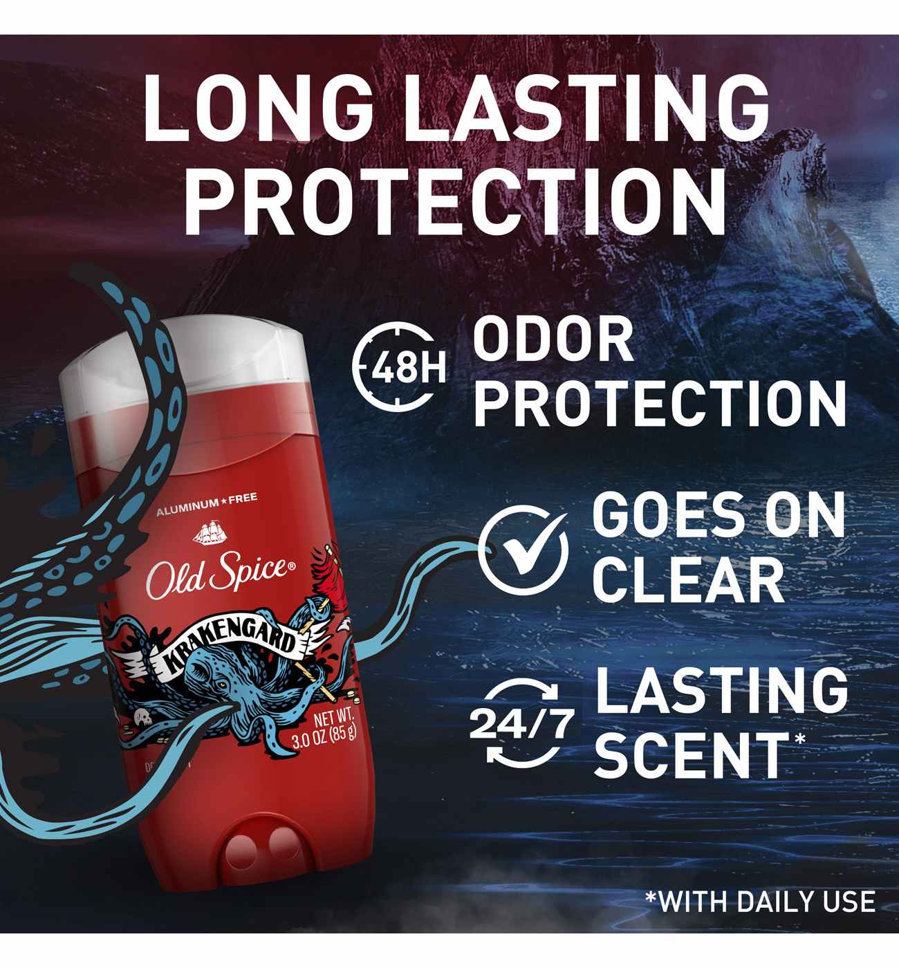 Old Spice Aluminum-Free Deodorant - Krakengard; image 6 of 7