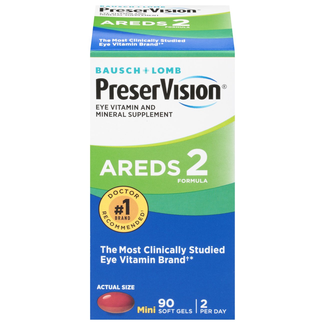 Bausch & Lomb PreserVision AREDS 2 Formula Softgels, 90 ct