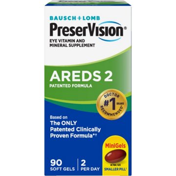 Preservision AREDS 2 Formula + Multivitamin Eye Vitamin with Lutein and Zeaxanthin Softgels, 90 ct