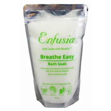 Enfusia Breathe Easy Cold Flu Soak, 16 oz