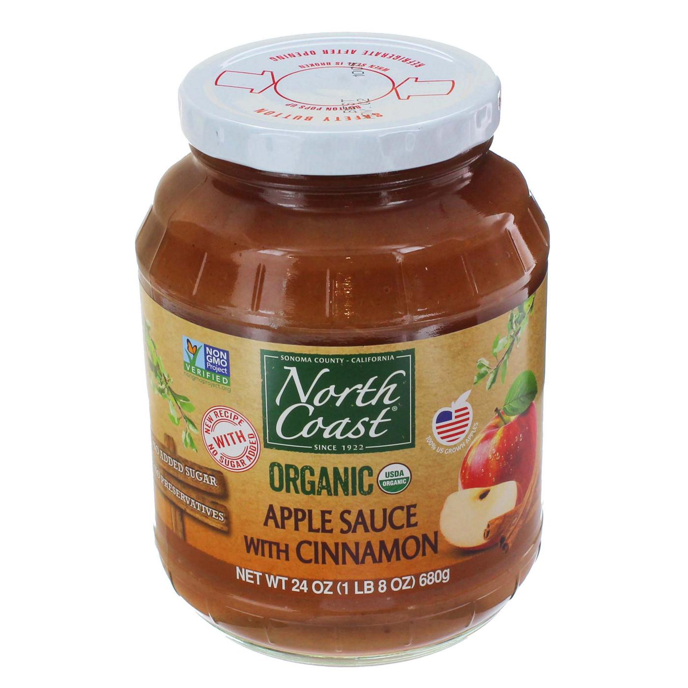 North Coast Organic Apple Sauce with Cinnamon; image 1 of 2