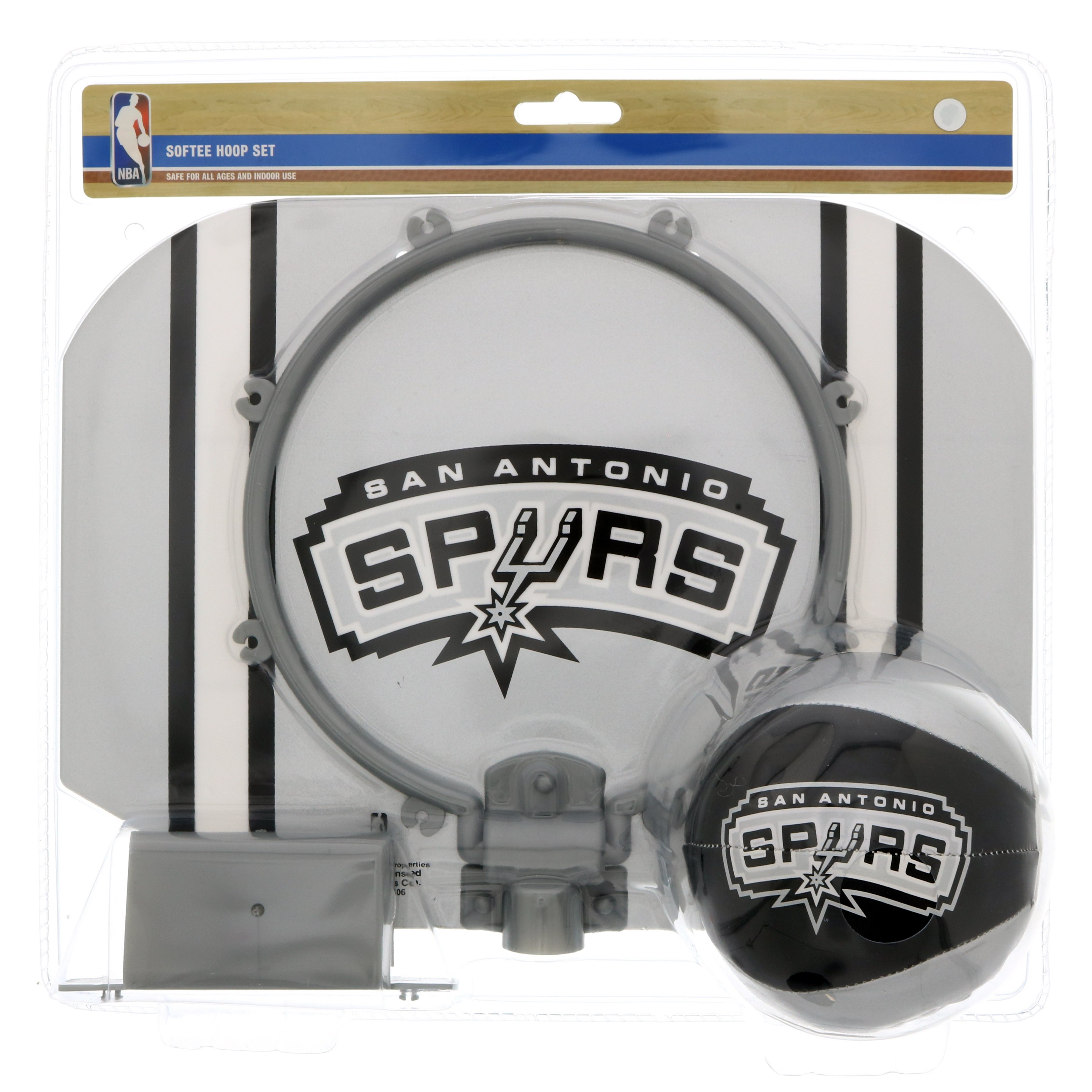 San Antonio Spurs Rawlings Softee Basketball & Hoop Set Shop Balls at