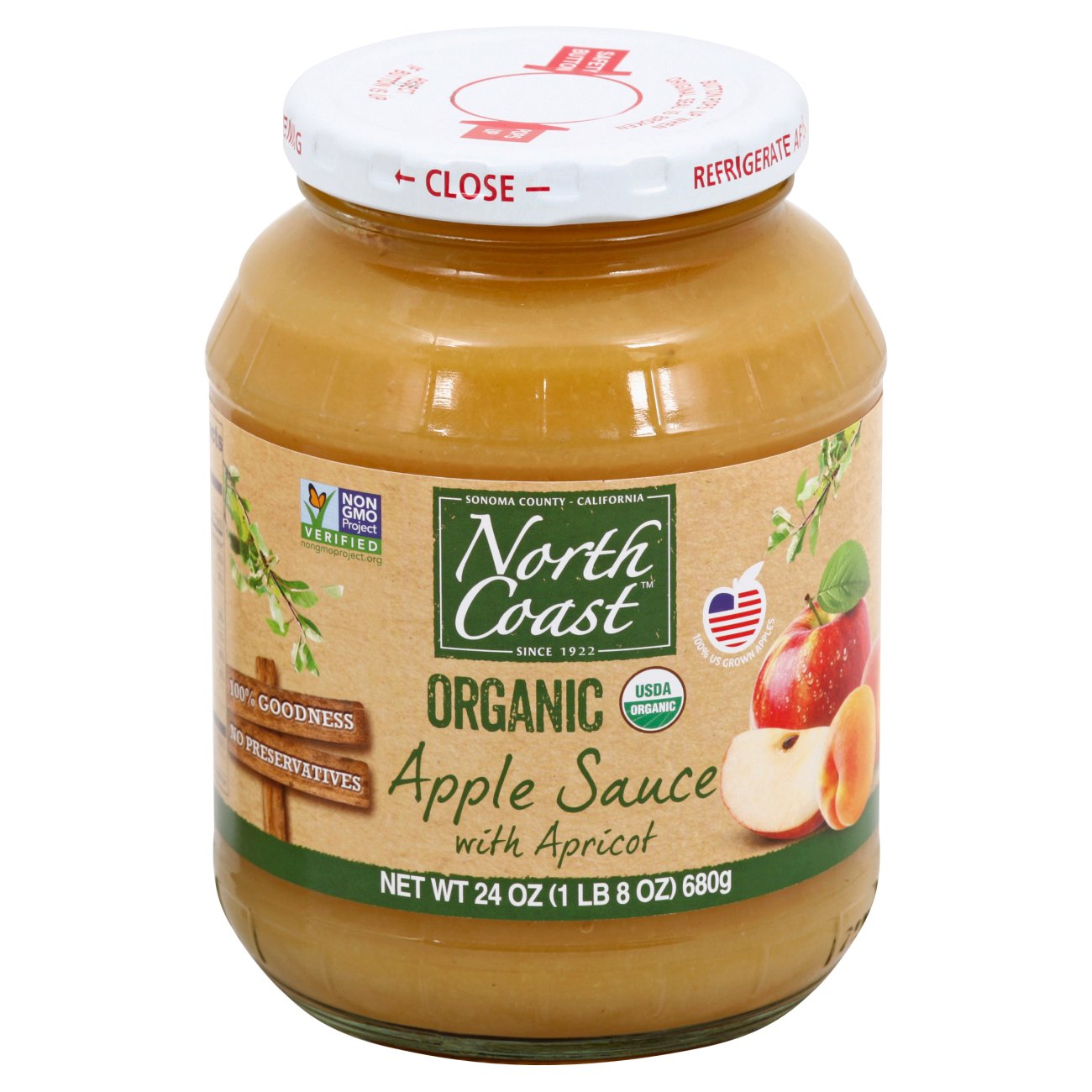 North Coast Organic Apple Sauce with Apricot Shop Fruit at HEB