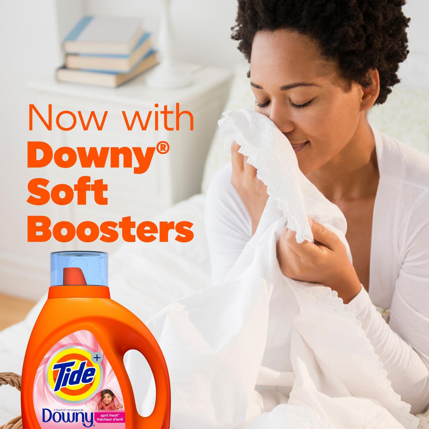 Tide + Downy HE Turbo Clean Liquid Laundry Detergent, 59 Loads -  April Fresh; image 10 of 10