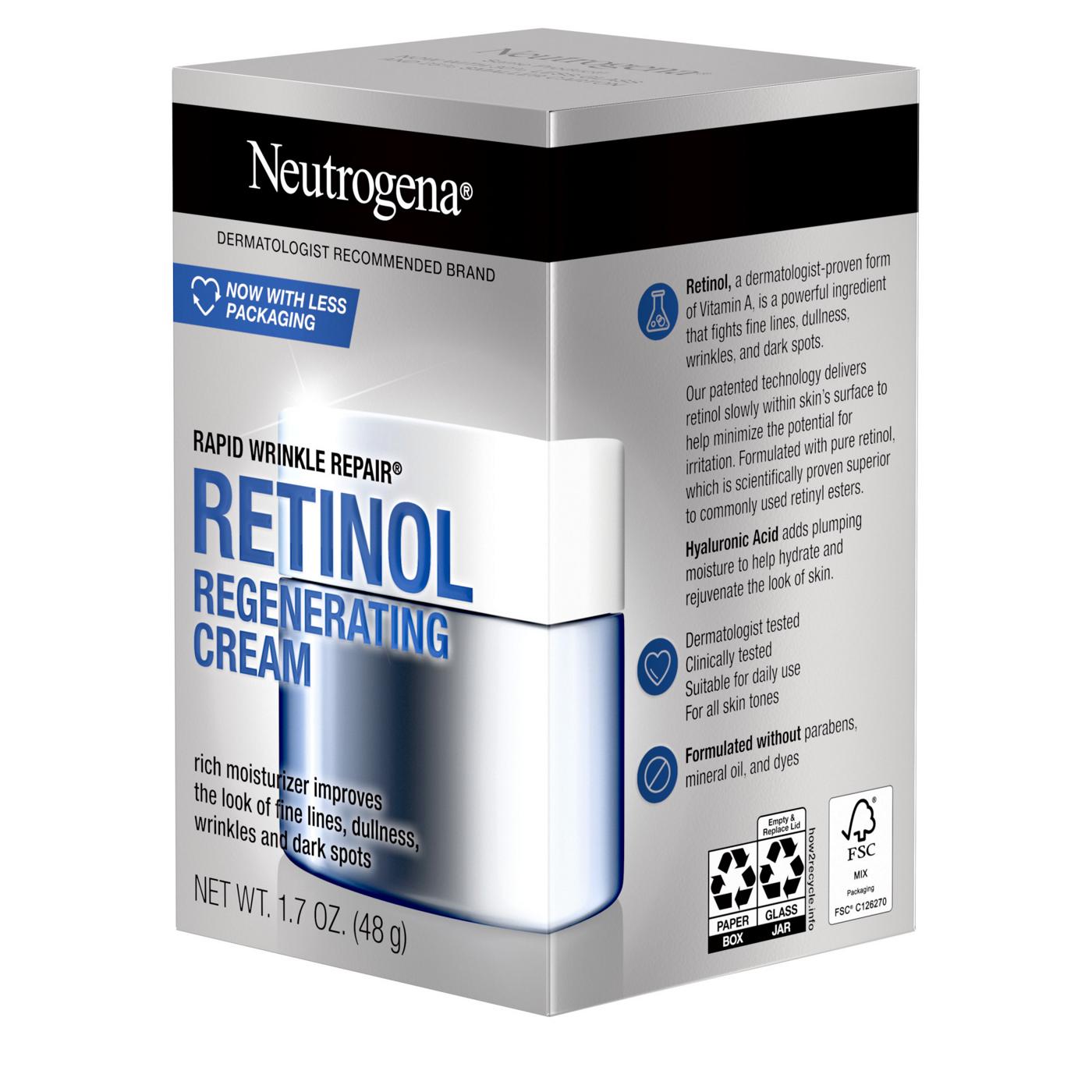 Neutrogena Rapid Wrinkle Retinol Repair Regenerating Cream; image 7 of 8