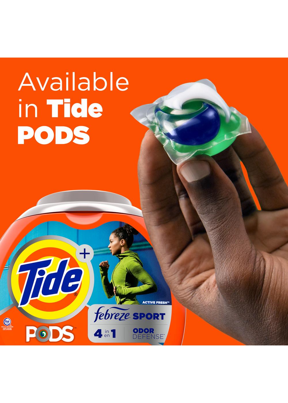 Tide + Febreze Sport Odor Defense HE Turbo Clean Liquid Laundry Detergent, 59 Loads -  Active Fresh; image 15 of 15