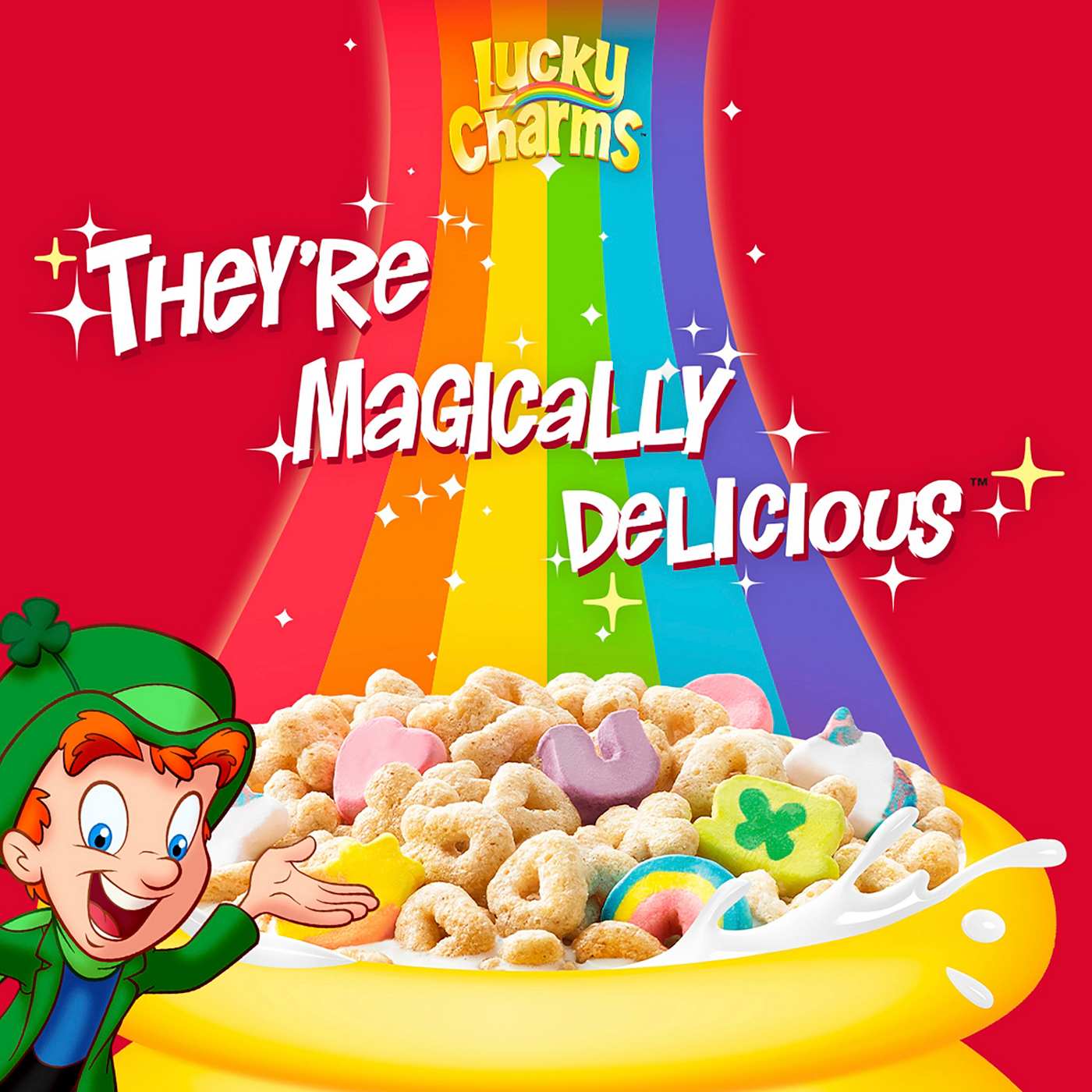 General Mills Lucky Charms Cereal - Mega Size; image 6 of 6